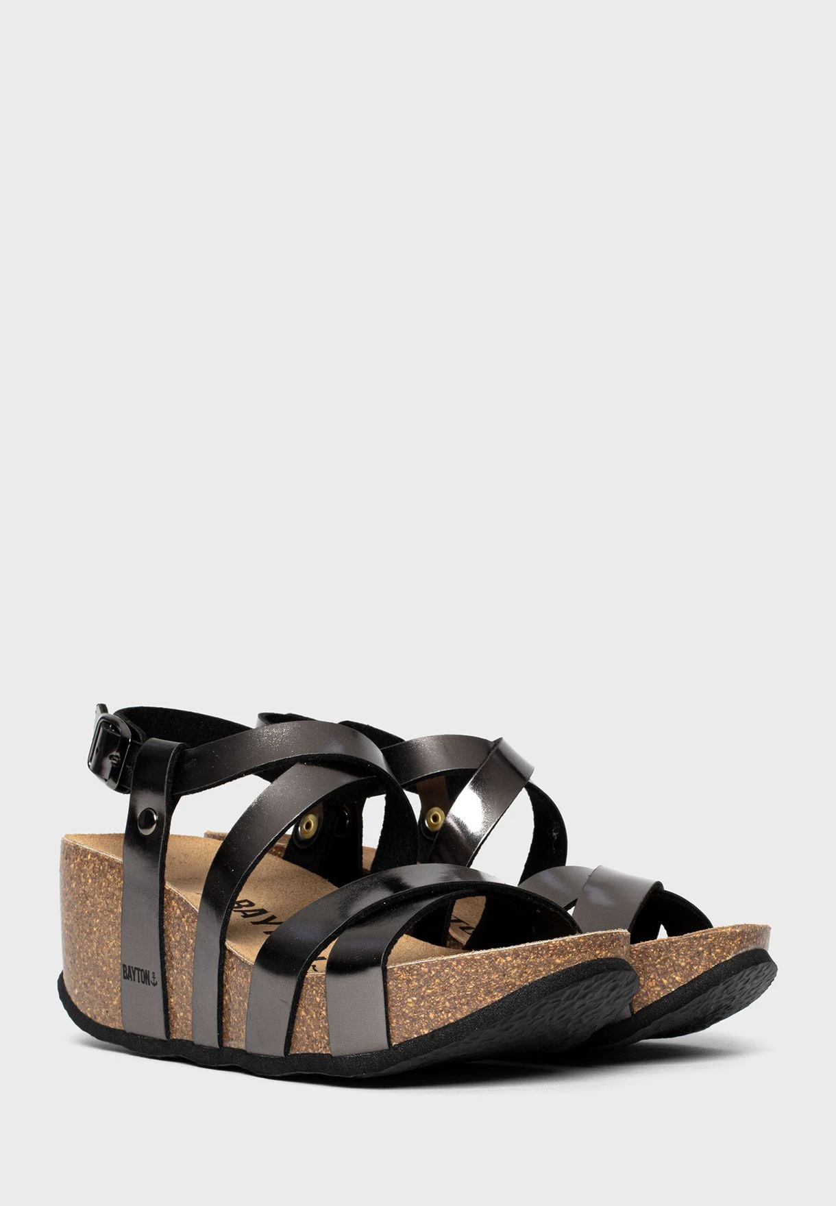 Palmas Strappy Mid Heel Wedges 5 Palmas Strappy Mid Heel Wedges - Image 5