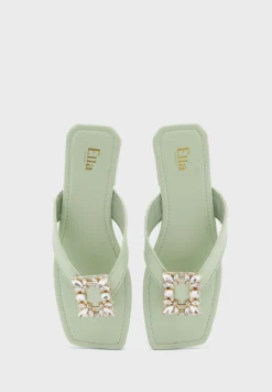 ELLA Brooch Toe Post Flat Sandal -Cheap Sandal & Sneaker Store 5 zoom desktop 123