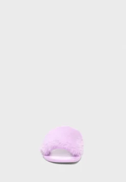 Faux Fur Strap Flat Sandals -Cheap Sandal & Sneaker Store 5 zoom desktop 153