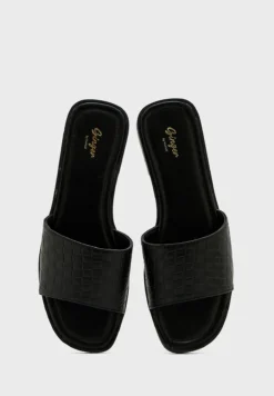 Toweling Checked Flat Sandal -Cheap Sandal & Sneaker Store 5 zoom desktop 164