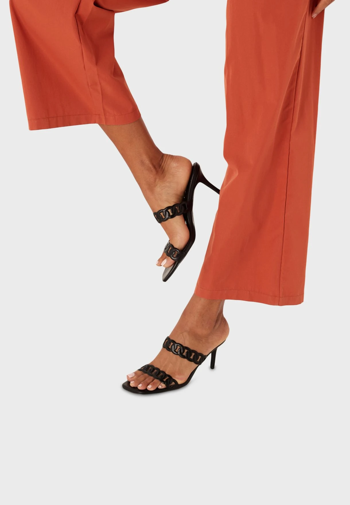 Double Strap High Heel Sandals 5 Double Strap High Heel Sandals - Image 5