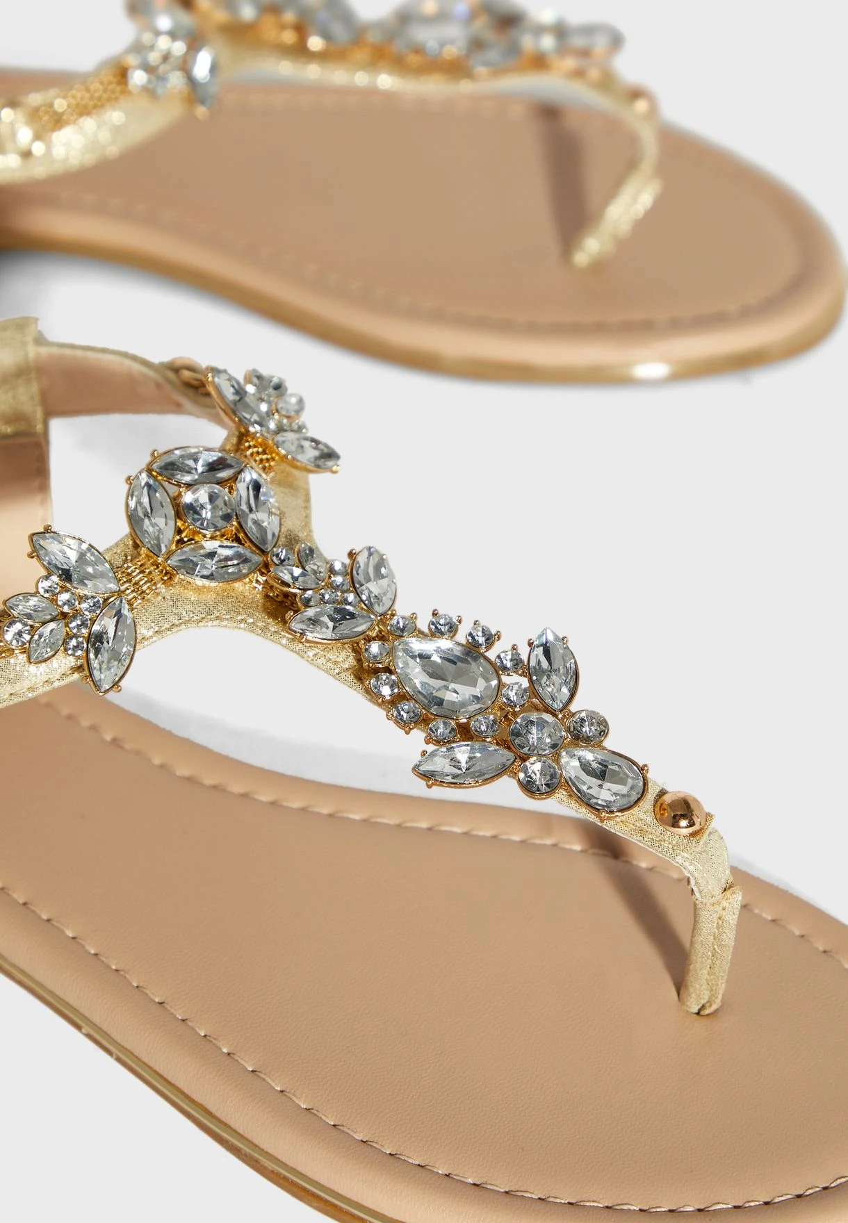 Buffalo Rhinestone Flat Sandals 5 Buffalo Rhinestone Flat Sandals - Image 5