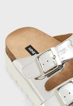 Nine West Simple3 Buckle Low-Heel Sandals 9 Nine West Simple3 Buckle Low-Heel Sandals -Cheap Sandal & Sneaker Store 5 zoom desktop 48