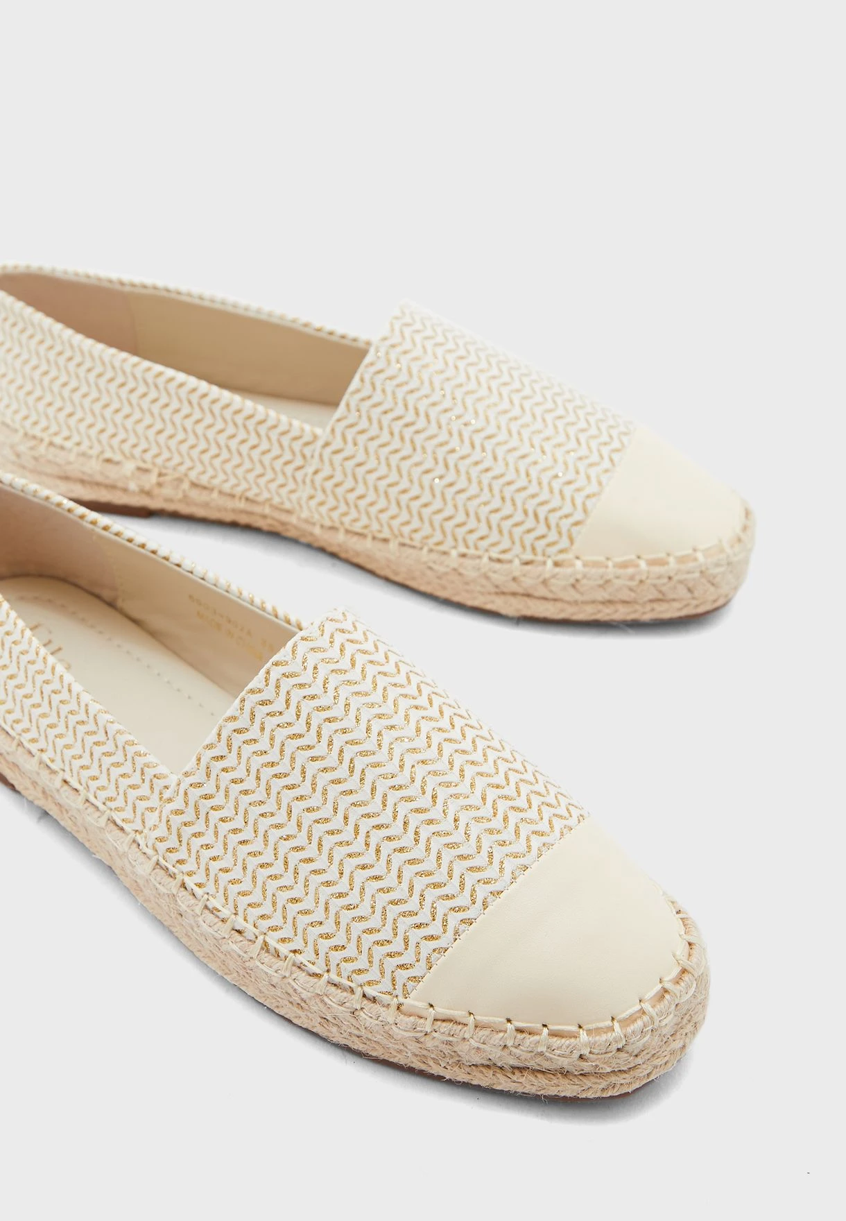 ELLA Textured Toe Cap Espadrille 5 ELLA Textured Toe Cap Espadrille - Image 5