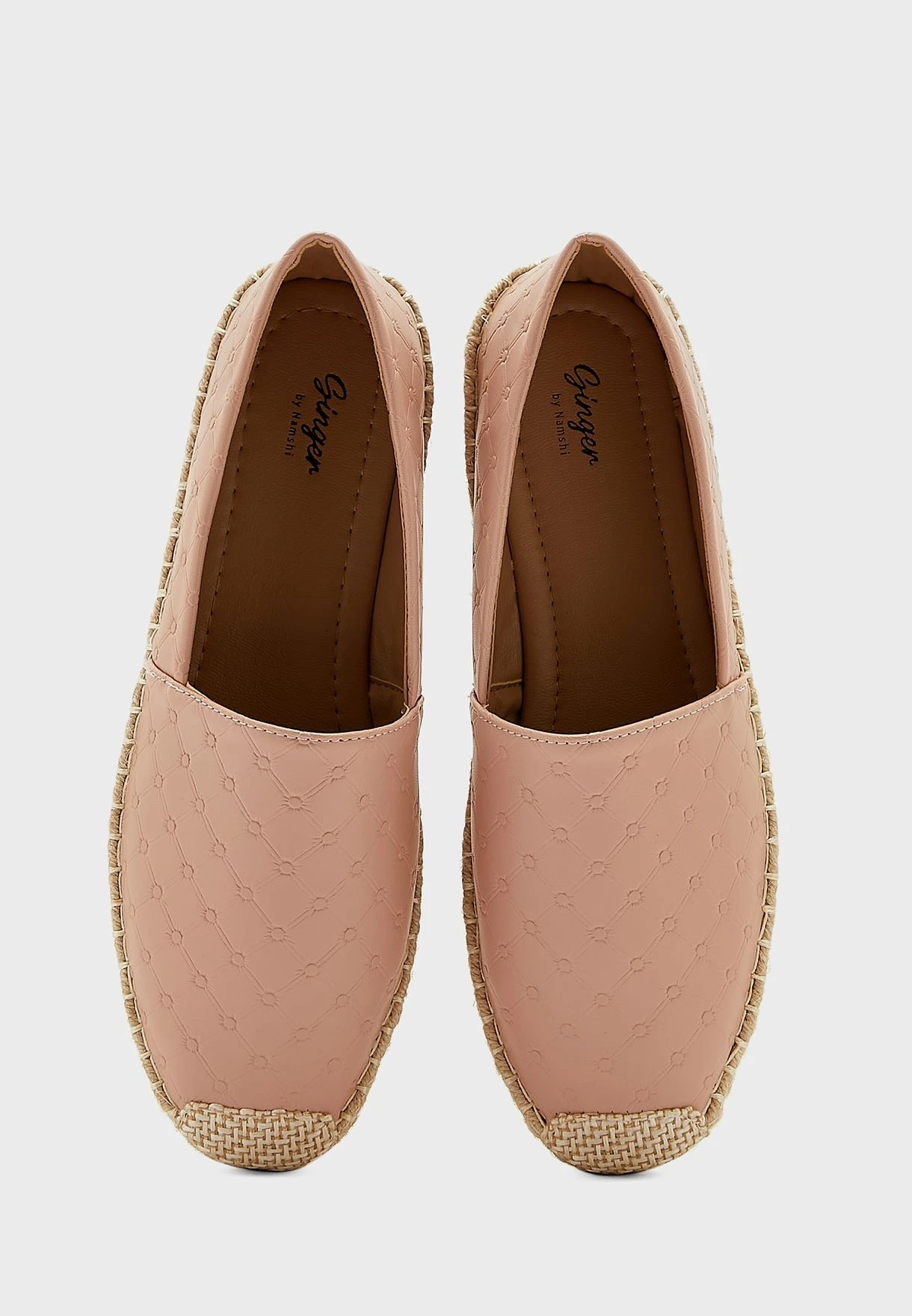 Circle Criss Cross Pattern Flat Espadrille 5 Circle Criss Cross Pattern Flat Espadrille - Image 5