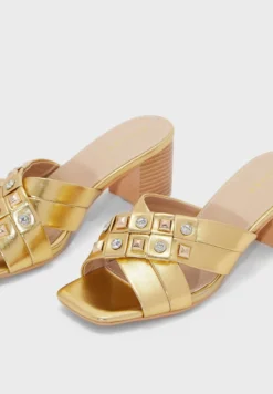 Stud And Stone Detail Mule Sandal 9 Stud And Stone Detail Mule Sandal -Cheap Sandal & Sneaker Store 5 zoom desktop 67