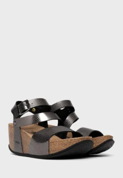 Melilla Strappy Mid Heel Wedges -Cheap Sandal & Sneaker Store 5 zoom desktop 84