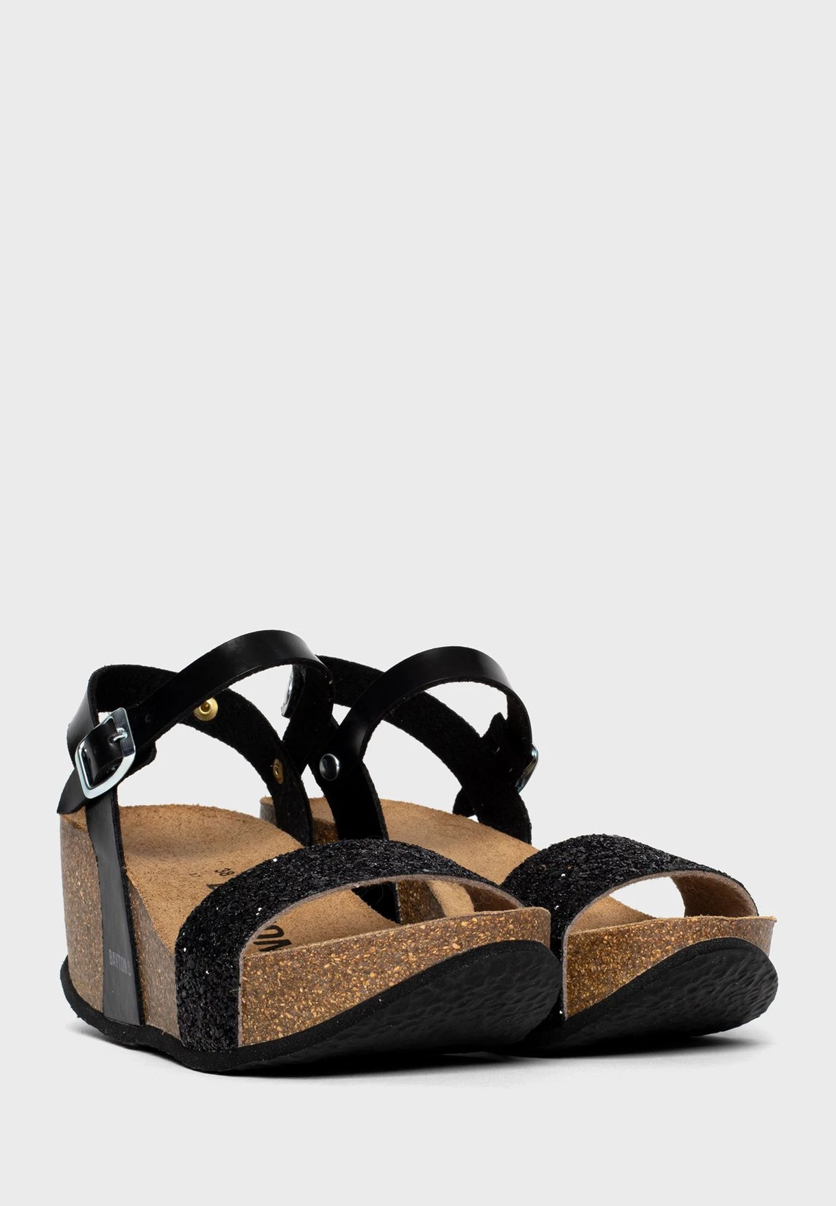 Hyas Strappy Mid Heel Wedges 5 Hyas Strappy Mid Heel Wedges - Image 5