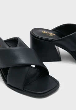 Chunky Cross Over Block Heel Sandal -Cheap Sandal & Sneaker Store 7 zoom desktop 5